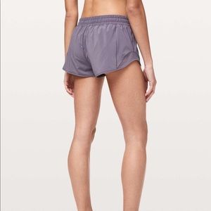 Lulu Lemon Hotty Hot Short Lined 2.5” Purple